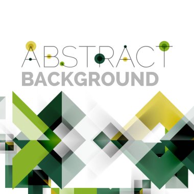 Beyaz Modern kare geometrik desen tasarım