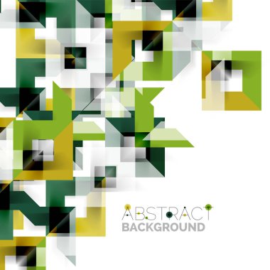 Beyaz Modern kare geometrik desen tasarım