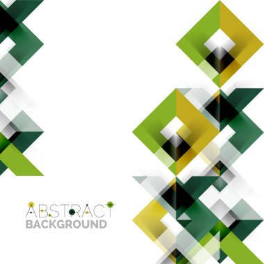 Beyaz Modern kare geometrik desen tasarım