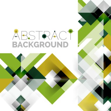 Beyaz Modern kare geometrik desen tasarım