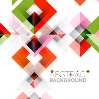 Beyaz Modern kare geometrik desen tasarım