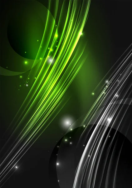 parlayan futuristik çizgiler