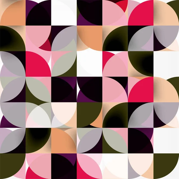 现代几何抽象背景圆圈 — 图库矢量图片