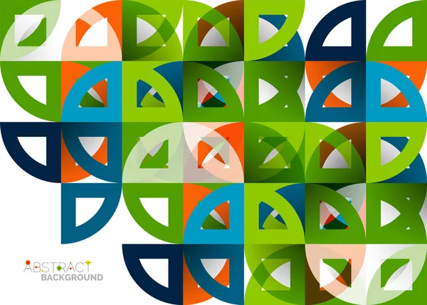 Kağıt daire kesim, mozaik mix geometrik desen tasarım