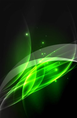 Parlayan dalga vektör, duman