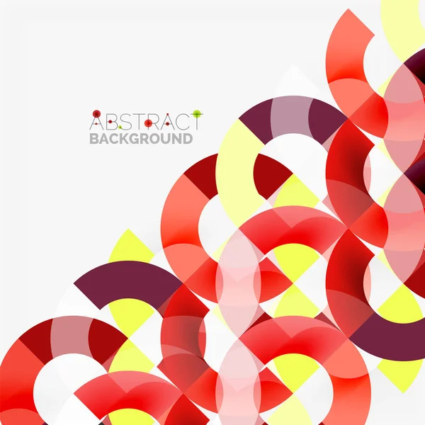 Modern geometrik desen tasarım gri arka plan üzerinde renkli halkalar