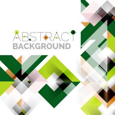 Beyaz Modern kare geometrik desen tasarım