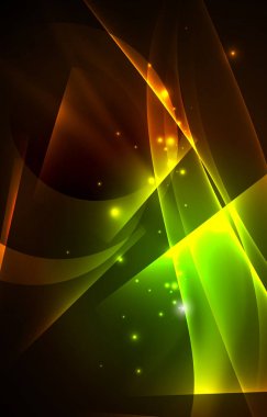 Vektör Kutup ışıkları kavramı arka plan