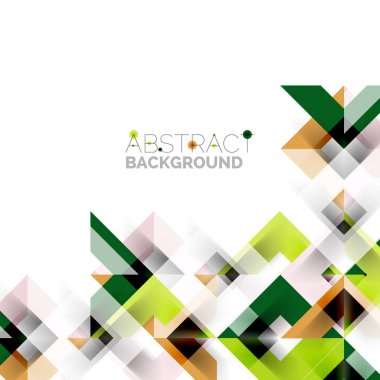 Beyaz Modern kare geometrik desen tasarım