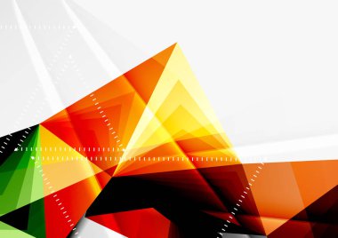 Vektör düşük Poli tarzı 3d üçgen çizgi