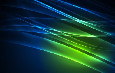 Vektör Kutup ışıkları kavramı arka plan