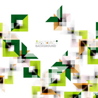 Beyaz Modern kare geometrik desen tasarım