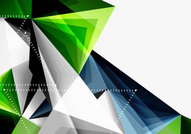 Vektör düşük Poli tarzı 3d üçgen çizgi