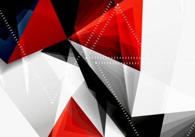 Vektör düşük Poli tarzı 3d üçgen çizgi