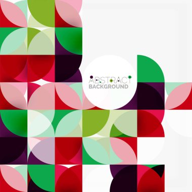 Modern geometrik arka plan daire