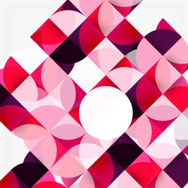 Modern geometrik arka plan daire