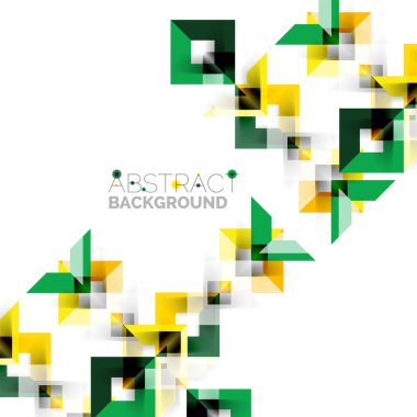 Beyaz Modern kare geometrik desen tasarım