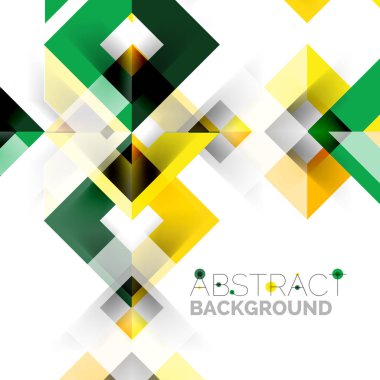 Beyaz Modern kare geometrik desen tasarım