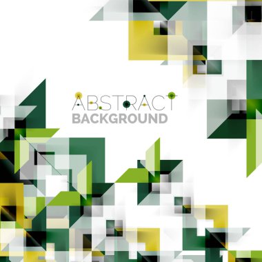 Beyaz Modern kare geometrik desen tasarım