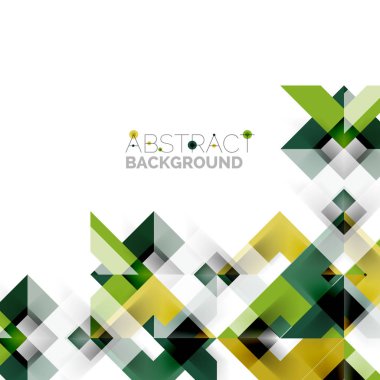 Beyaz Modern kare geometrik desen tasarım