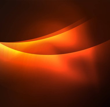 Neon ışıklı dalgalar