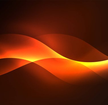 Neon ışıklı dalgalar