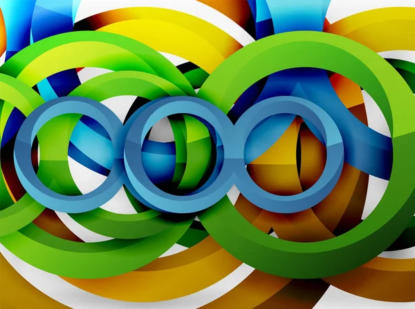 Vektör 3d yüzük tasarım arka plan