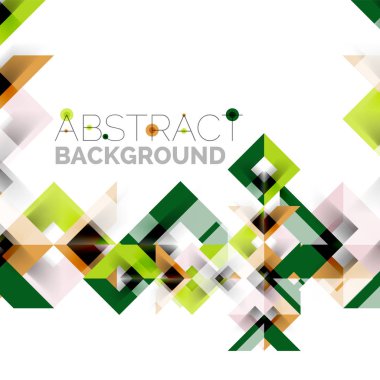 Beyaz Modern kare geometrik desen tasarım