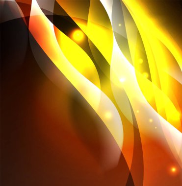 Neon ışıklı dalgalar