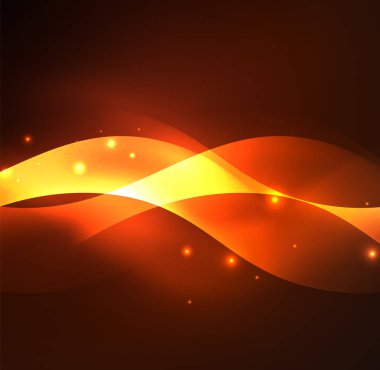 Neon ışıklı dalgalar