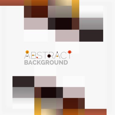 Soyut engeller şablon tasarım arka plan, beyaz, basit geometrik şekiller düz çizgiler ve dikdörtgenler