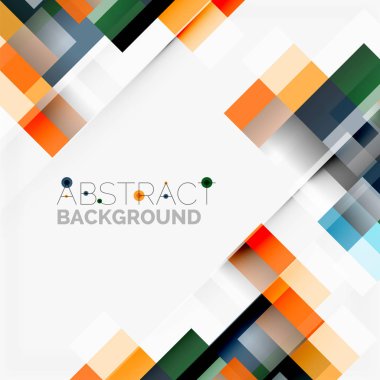 Soyut engeller şablon tasarım arka plan, beyaz, basit geometrik şekiller düz çizgiler ve dikdörtgenler