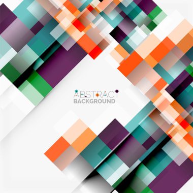 Soyut engeller şablon tasarım arka plan, beyaz, basit geometrik şekiller düz çizgiler ve dikdörtgenler