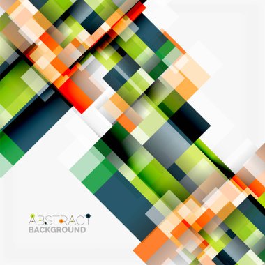 Soyut engeller şablon tasarım arka plan, beyaz, basit geometrik şekiller düz çizgiler ve dikdörtgenler