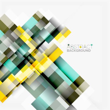 Soyut engeller şablon tasarım arka plan, beyaz, basit geometrik şekiller düz çizgiler ve dikdörtgenler