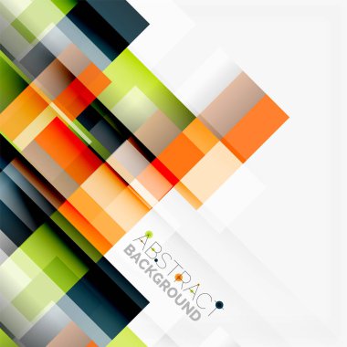 Soyut engeller şablon tasarım arka plan, beyaz, basit geometrik şekiller düz çizgiler ve dikdörtgenler