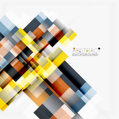 Soyut engeller şablon tasarım arka plan, beyaz, basit geometrik şekiller düz çizgiler ve dikdörtgenler