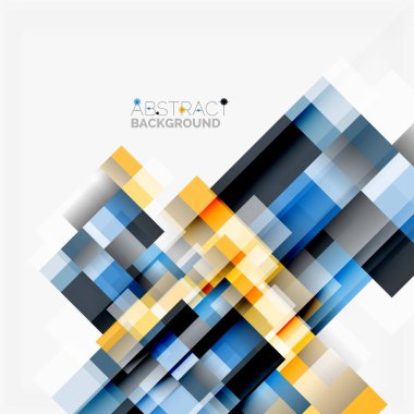 Soyut engeller şablon tasarım arka plan, beyaz, basit geometrik şekiller düz çizgiler ve dikdörtgenler