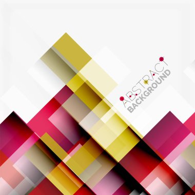 Soyut engeller şablon tasarım arka plan, beyaz, basit geometrik şekiller düz çizgiler ve dikdörtgenler