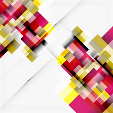 Soyut engeller şablon tasarım arka plan, beyaz, basit geometrik şekiller düz çizgiler ve dikdörtgenler