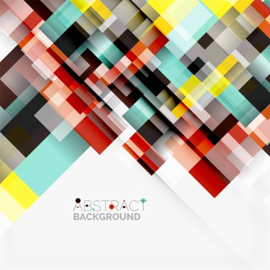 Soyut engeller şablon tasarım arka plan, beyaz, basit geometrik şekiller düz çizgiler ve dikdörtgenler