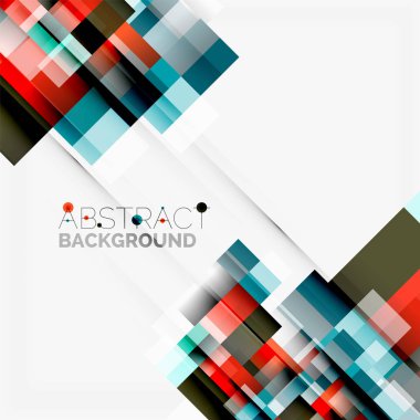 Soyut engeller şablon tasarım arka plan, beyaz, basit geometrik şekiller düz çizgiler ve dikdörtgenler