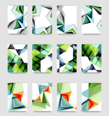 En az vektör arka plan küme kapsıyor