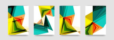 En az vektör arka plan küme kapsıyor