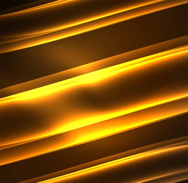 Enerji hatları, karanlıkta parlayan dalgalar vektör arka plan