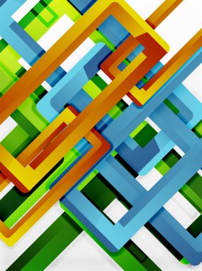 Dikdörtgen tüp elemanları, vektör arka plan