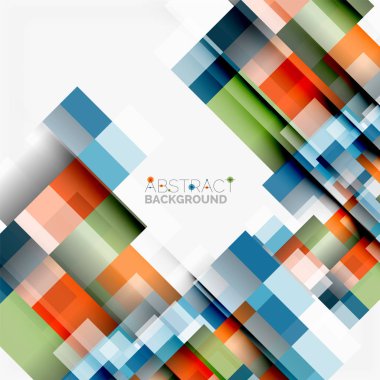 Soyut engeller şablon tasarım arka plan, beyaz, basit geometrik şekiller düz çizgiler ve dikdörtgenler