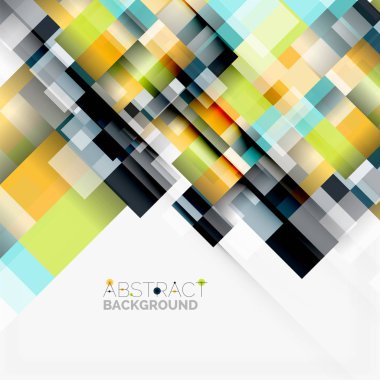 Soyut engeller şablon tasarım arka plan, beyaz, basit geometrik şekiller düz çizgiler ve dikdörtgenler