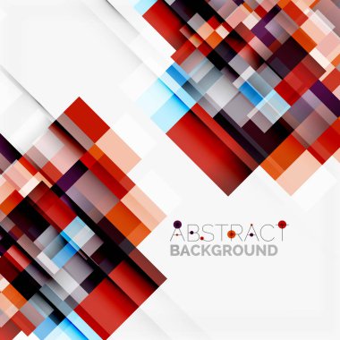 Soyut engeller şablon tasarım arka plan, beyaz, basit geometrik şekiller düz çizgiler ve dikdörtgenler