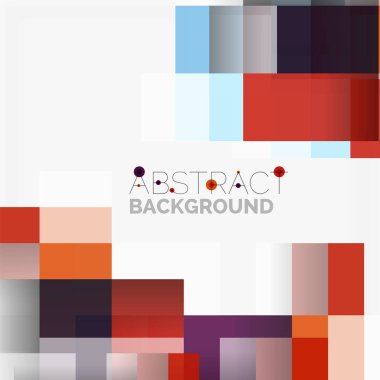 Soyut engeller şablon tasarım arka plan, beyaz, basit geometrik şekiller düz çizgiler ve dikdörtgenler